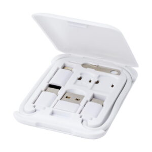 Savvy modułowy kabel do ładowania z tworzyw sztucznych pochodzących z recyklingu z uchwytem na telefon 12436101