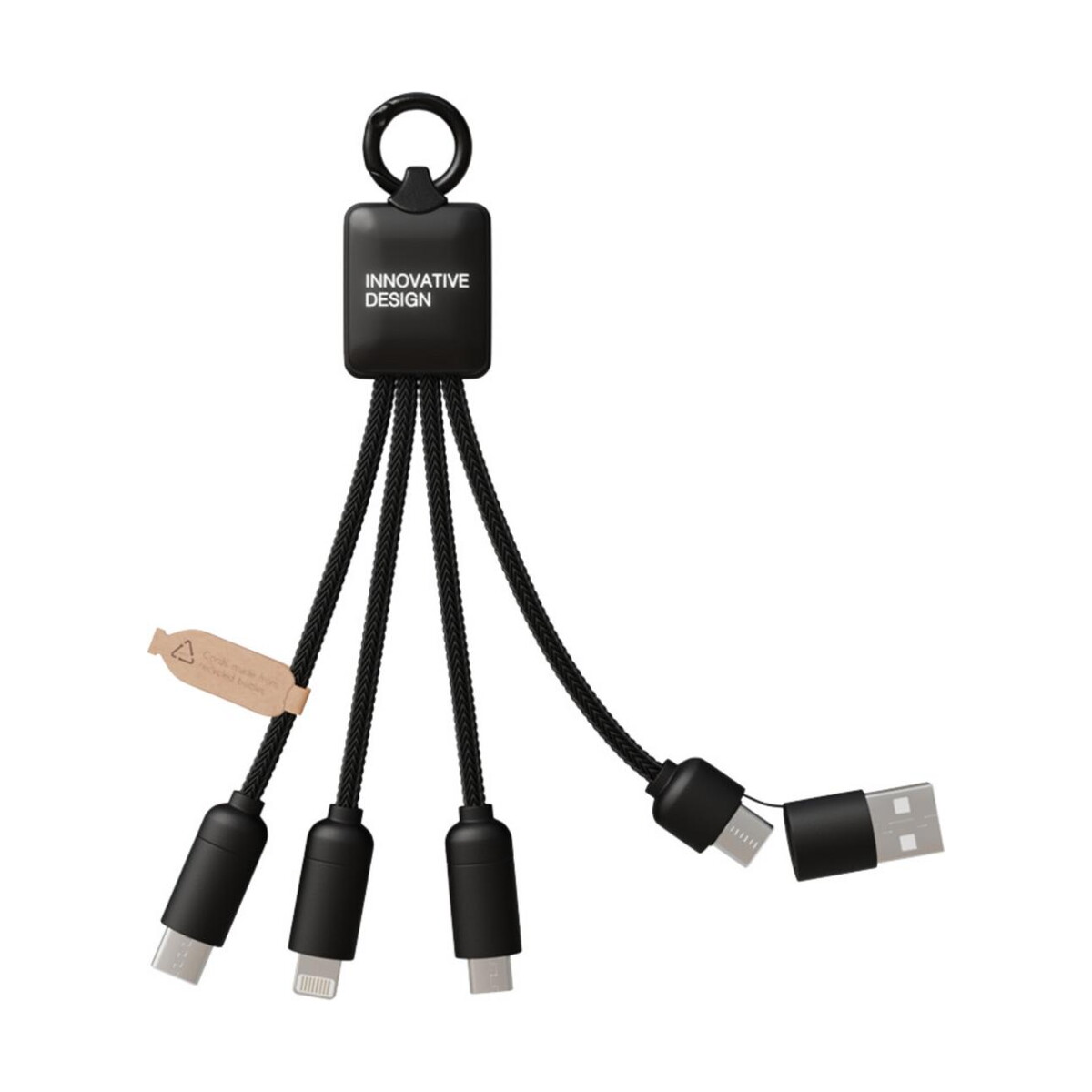 Kable usb z logo – scx.design c13 kabel do ładowania 5 w 1 o mocy 20 w 2px18190_b1 SCX.design C13 kabel do ładowania 5 w 1 o mocy 20 W 2px18190_b1