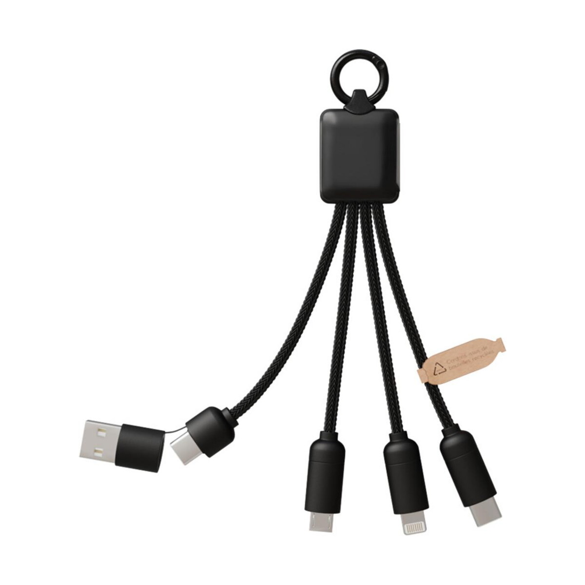 Kable usb z logo – scx.design c13 kabel do ładowania 5 w 1 o mocy 20 w 2px18190_f1 SCX.design C13 kabel do ładowania 5 w 1 o mocy 20 W 2px18190_f1