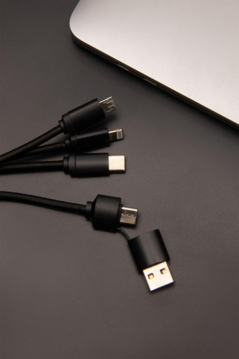 Kable usb z logo – scx.design c13 kabel do ładowania 5 w 1 o mocy 20 w 2px18190_m2 SCX.design C13 kabel do ładowania 5 w 1 o mocy 20 W 2px18190_m2