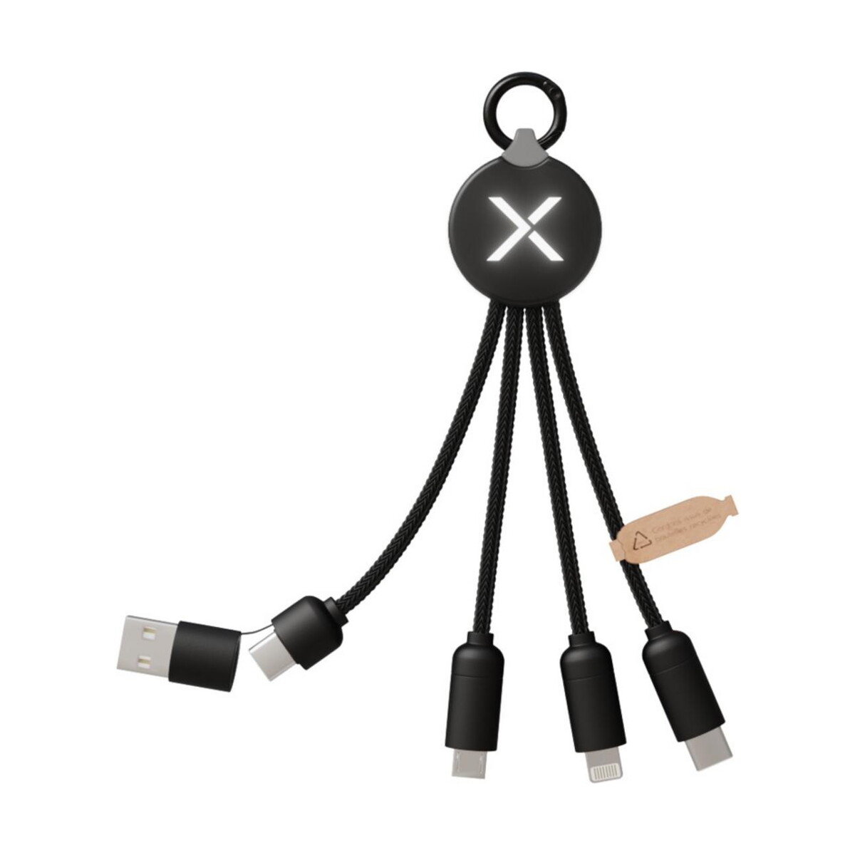 Kable usb z logo – scx.design c14 kabel do ładowania 5 w 1 o mocy 20 w 2px17990_f1 SCX.design C14 kabel do ładowania 5 w 1 o mocy 20 W 2px17990_f1