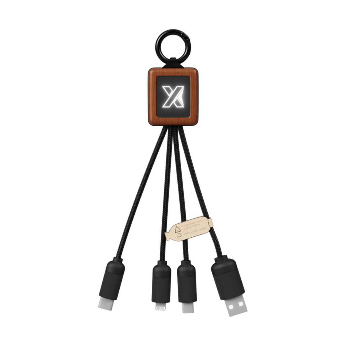 Kable usb z logo – scx.design c19 łatwy w użyciu kabel drewniany 20 w 2px04471_e1 SCX.design C19 łatwy w użyciu kabel drewniany 20 W 2px04471_e1