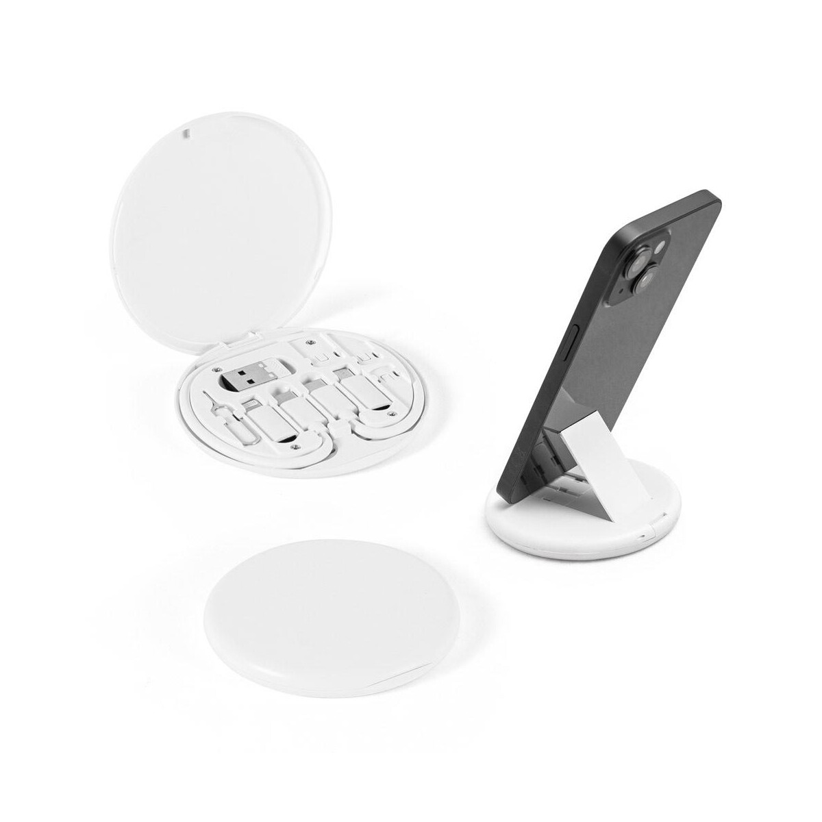 Kable usb z logo – systrom. zestaw kabla i adaptera do superszybkiego ładowania abs pochodzącego z recyklingu (100% rabs) 97187_set SYSTROM. Zestaw kabla i adaptera do superszybkiego ładowania ABS pochodzącego z recyklingu (100% rABS) 97187_set