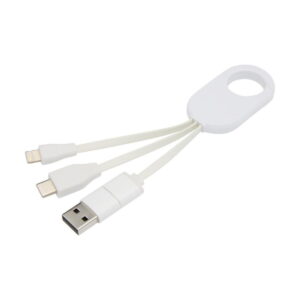 Troop kabel do ładowania 4 w 1 z tworzyw sztucznych pochodzących z recyklingu 12443501