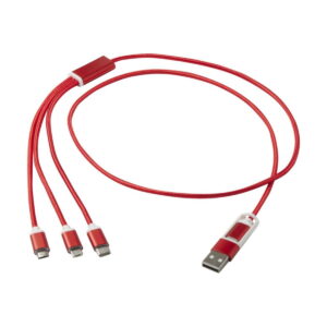 Versatile kabel do ładowania 5-1 z aluminium z recyklingu 12438621