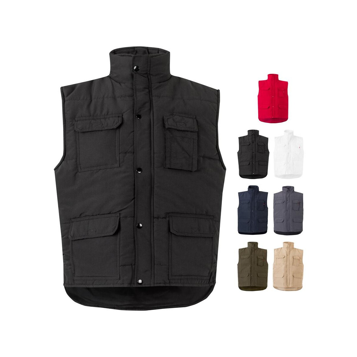Kamizelki z logo – vl mefitis. wyściełana kurtka (265 g/m²) z poliestru (100%) 36047_set VL MEFITIS. Wyściełana kurtka (265 g/m²) z poliestru (100%) 36047_set