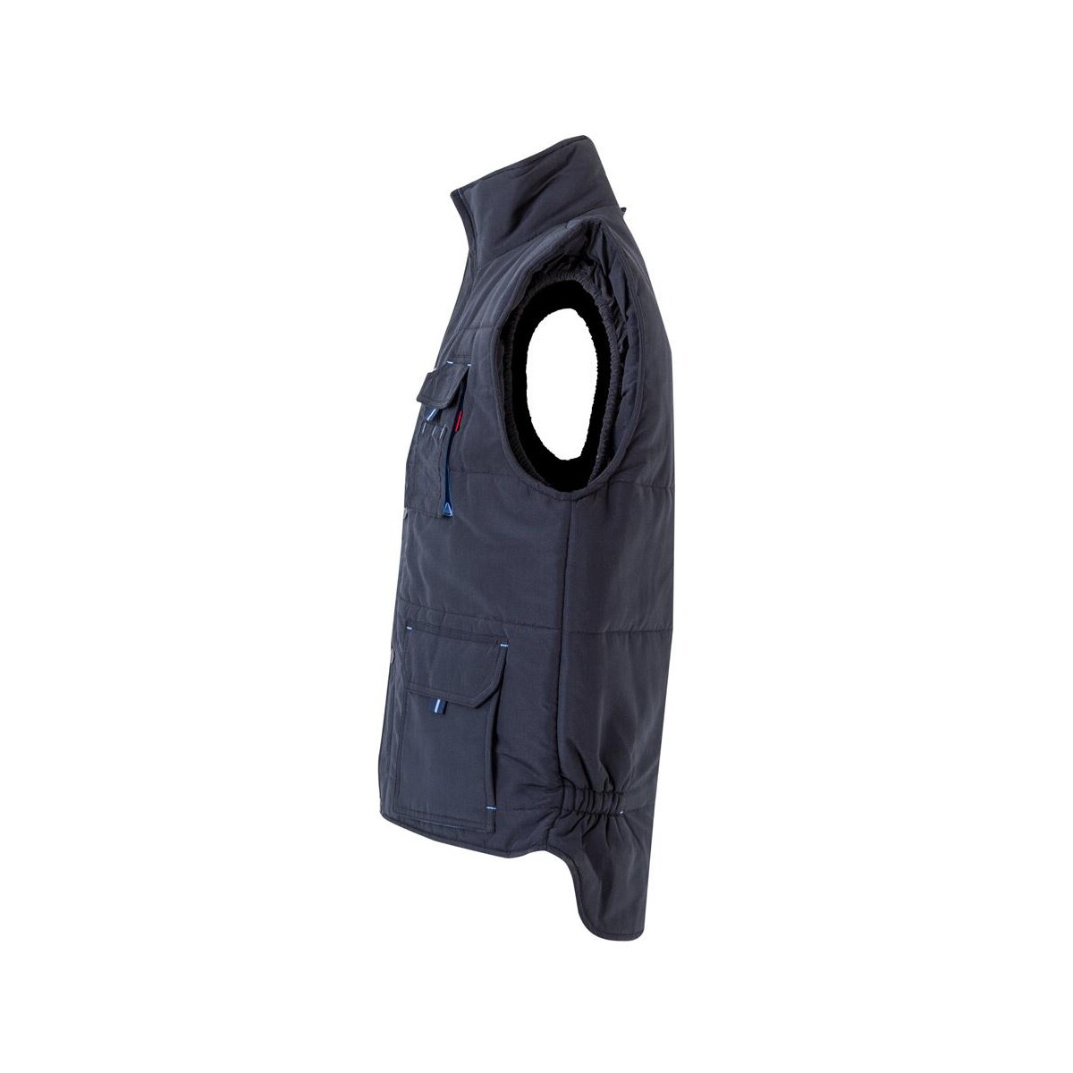 Kamizelki z logo – vl nergal. wyściełana kamizelka z wieloma kieszeniami (220 g/m²), poliester (100%) 36082_244-c VL NERGAL. Wyściełana kamizelka z wieloma kieszeniami (220 g/m²), poliester (100%) 36082_244-c