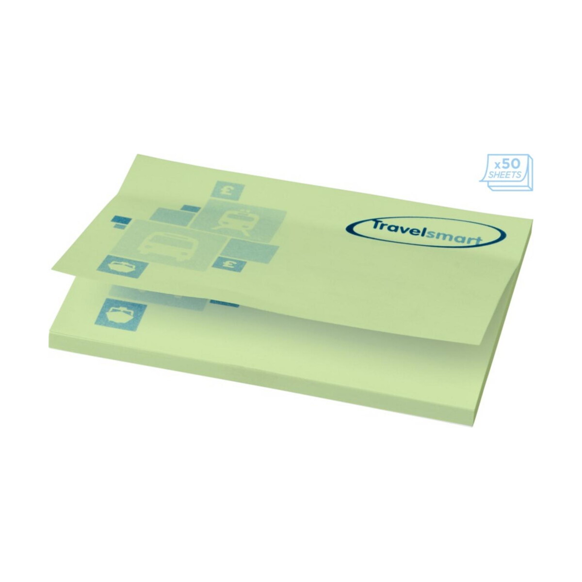 Karteczki samoprzylepne Sticky-Mate® 100x75 - zielone