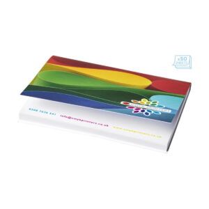 Karteczki samoprzylepne Sticky-Mate® A7 100x75mm w miękkiej okładce - białe