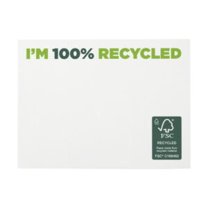 Karteczki samoprzylepne z recyklingu o wymiarach 100 x 75 mm Sticky-Mate® 2128701_f1