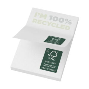 Karteczki samoprzylepne z recyklingu o wymiarach 50 x 75 mm Sticky-Mate® 2128501