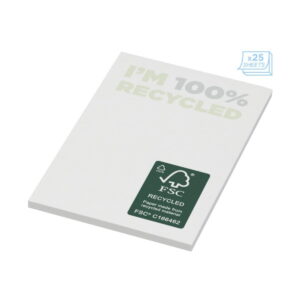 Karteczki samoprzylepne z recyklingu o wymiarach 50 x 75 mm Sticky-Mate® 2128501_e1