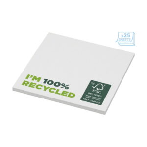 Karteczki samoprzylepne z recyklingu o wymiarach 75 x 75 mm Sticky-Mate® 2128601_e1