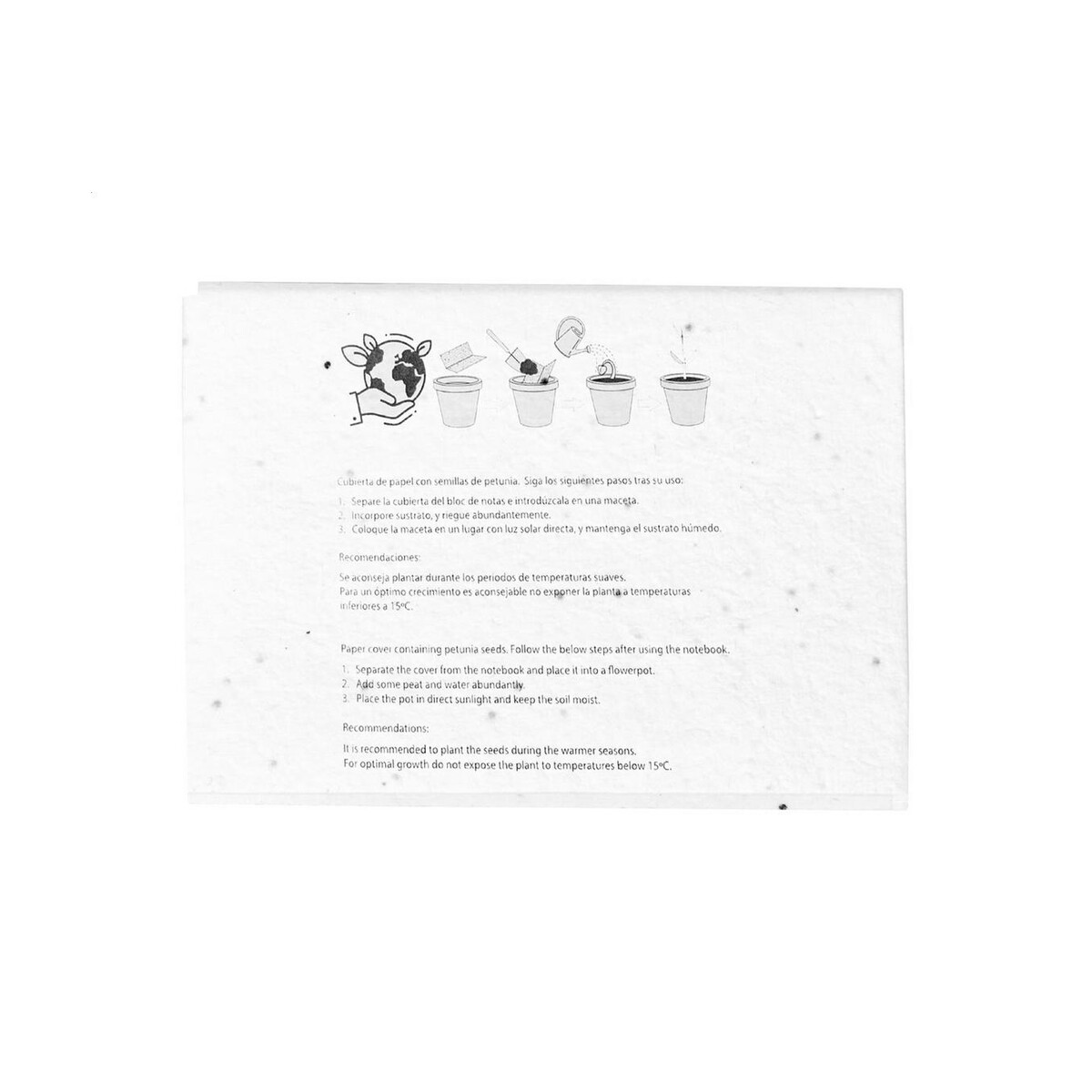 Karteczki samoprzylepne z logo – semilla notatnik z karteczkami samoprzylepnymi z papieru nasiennego AP734047-01__D Semilla notatnik z karteczkami samoprzylepnymi z papieru nasiennego AP734047-01__D