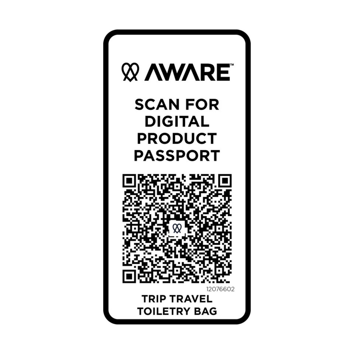 Kosmetyczki z logo – trip aware™, kosmetyczka podróżna wykonana z materiałów z recyklingu, 6 l 12076602_e2 Trip Aware™, kosmetyczka podróżna wykonana z materiałów z recyklingu, 6 l 12076602_e2