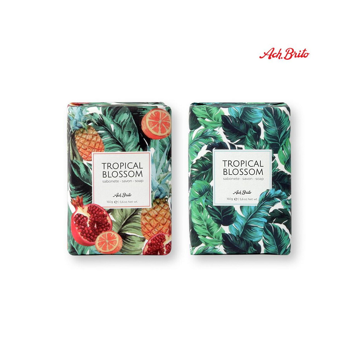 Kosmetyczki z logo – tropical blossom. mydła wzbogacone oliwą z oliwek (160g) 35614_set TROPICAL BLOSSOM. Mydła wzbogacone oliwą z oliwek (160g) 35614_set