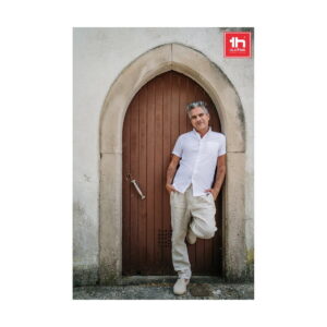 THC LONDON WH. Męska koszula oxford z krótkim rękawem. Kolor biały 30200_set