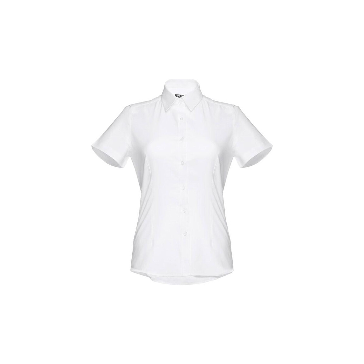 Koszule z logo – thc london women wh. damska koszula oxford z krótkim rękawem. kolor biały 30201_106-a THC LONDON WOMEN WH. Damska koszula oxford z krótkim rękawem. Kolor biały 30201_106-a