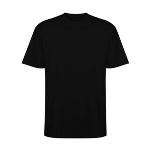 Koszulka Bull, unisex, oversize, z krótkim rękawem - czarna