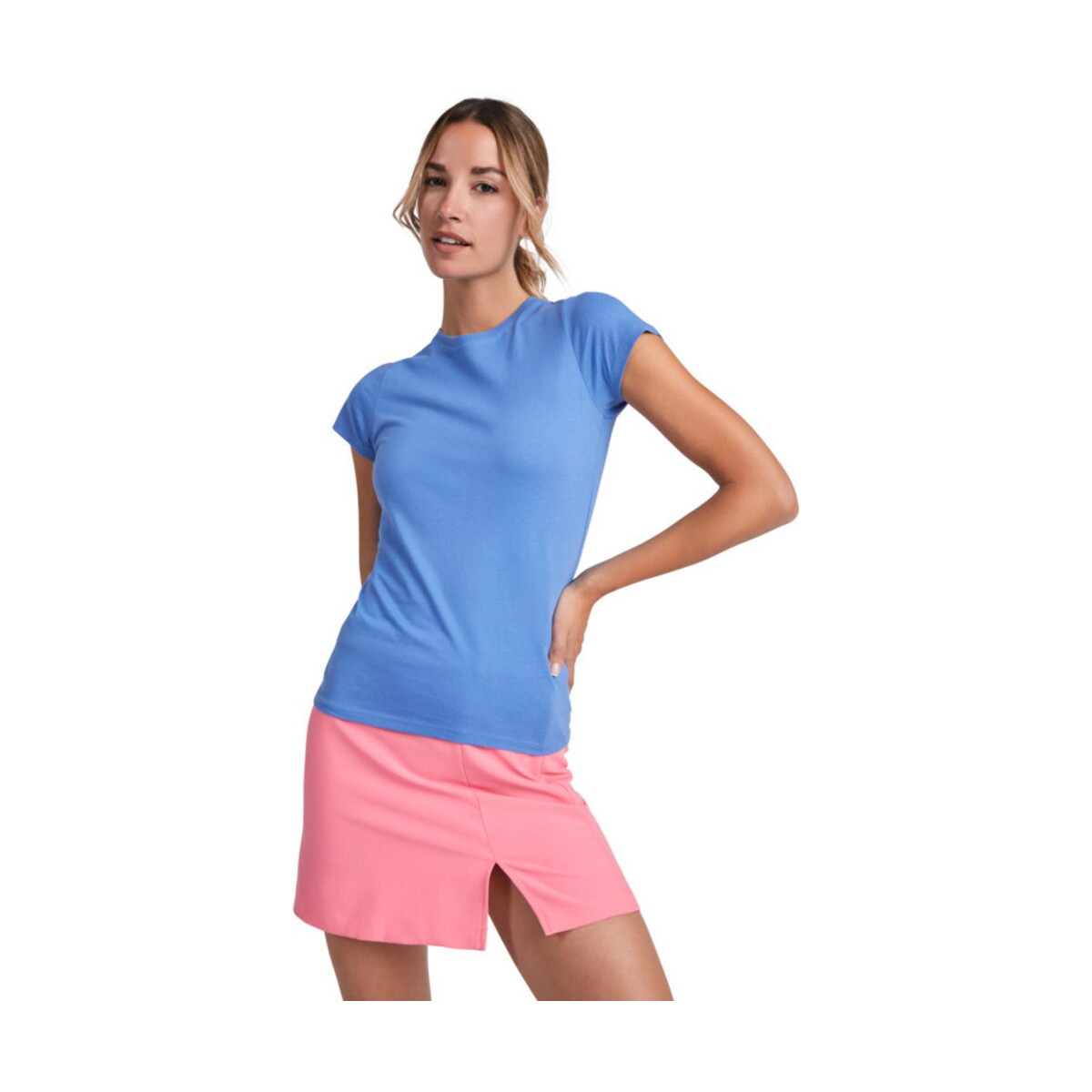 Koszulki z logo – capri koszulka damska z krótkim rękawem r66831b_m1 Capri koszulka damska z krótkim rękawem r66831b_m1