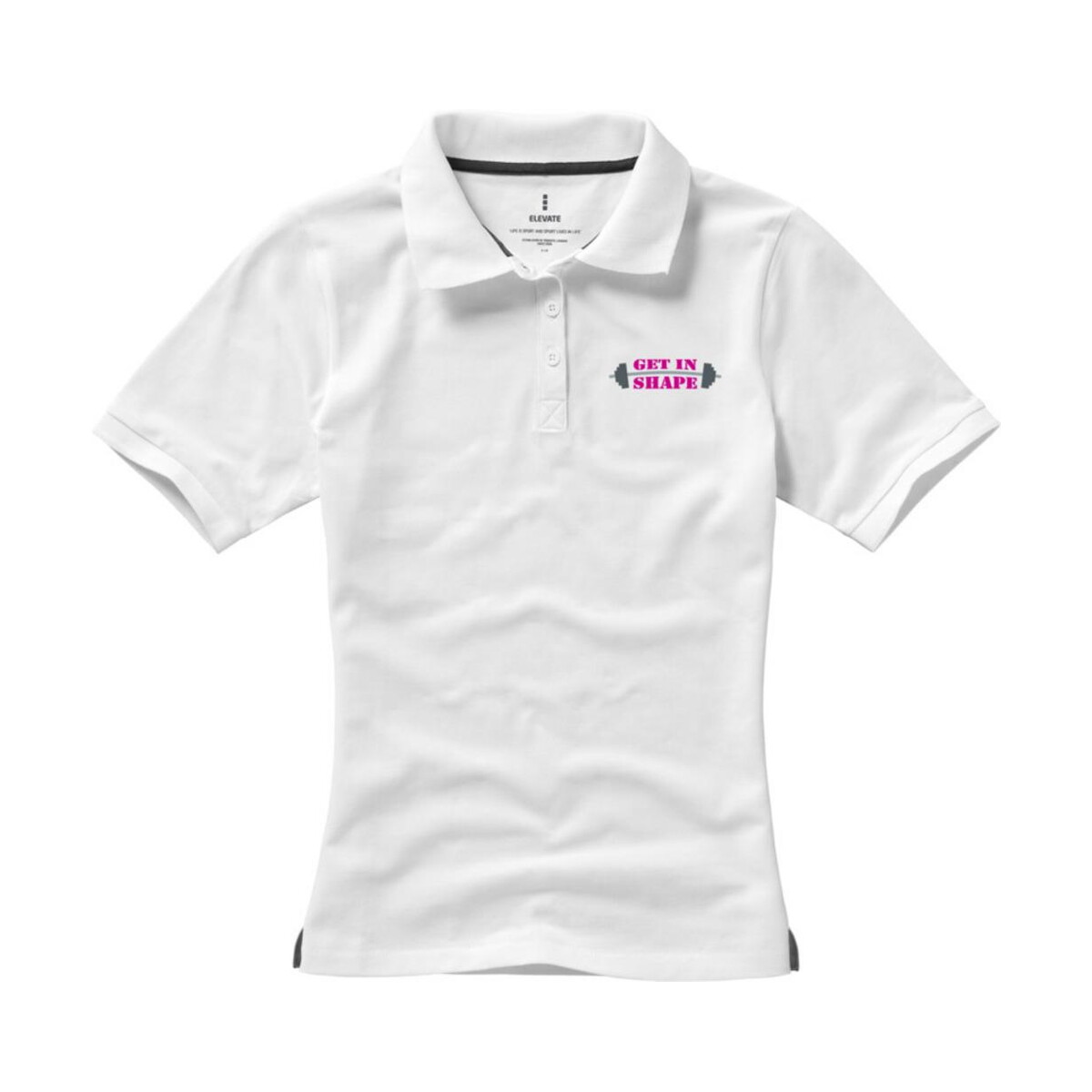 Koszulki z logo – damskie polo calgary z krótkim rękawem 3808101_lf_sp_y1 Damskie polo Calgary z krótkim rękawem 3808101_lf_sp_y1