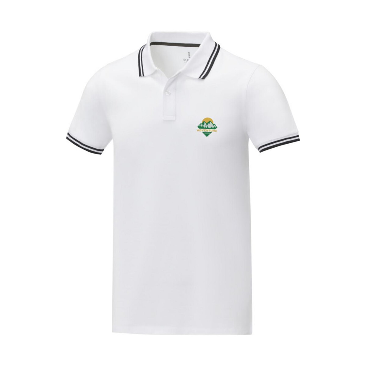 Koszulki z logo – męska koszulka polo amarago z kontrastowymi paskami i krótkim rękawem 3810801_eb_y2 Męska koszulka polo Amarago z kontrastowymi paskami i krótkim rękawem 3810801_eb_y2