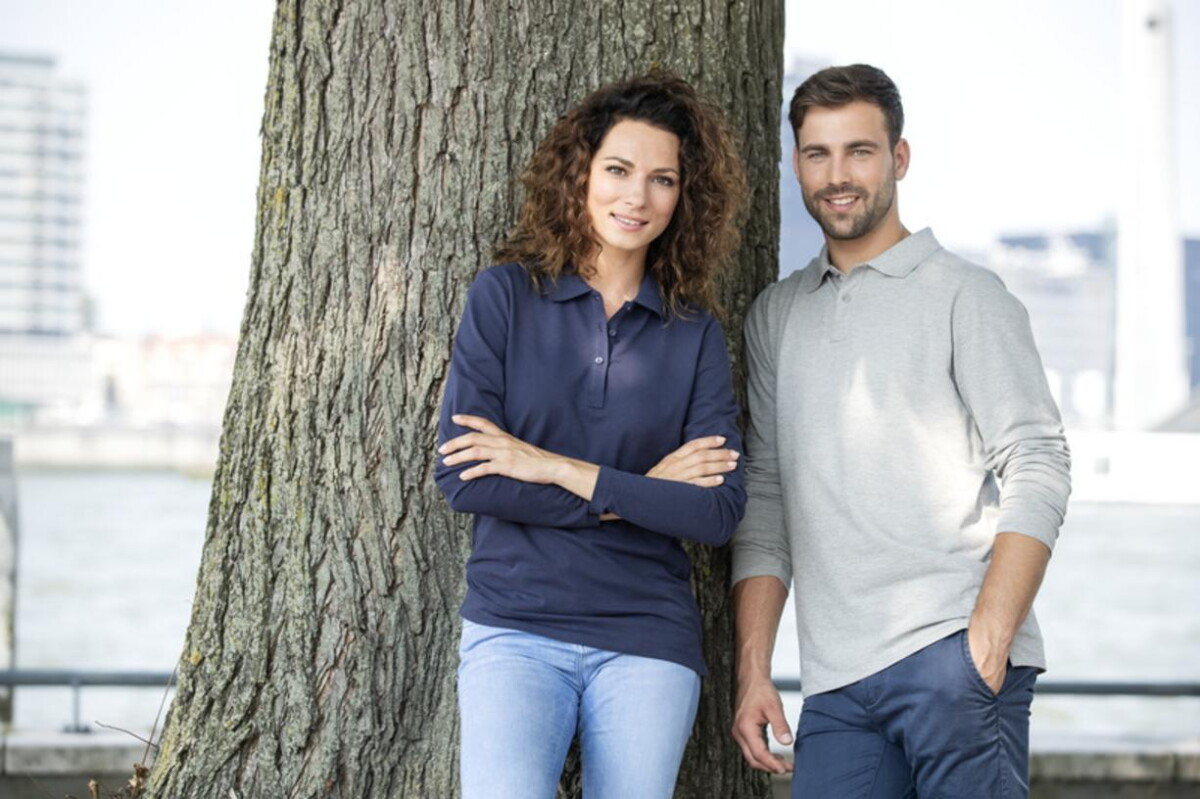 Koszulki z logo – męskie polo oakville z długim rękawem 3808601_m1 Męskie polo Oakville z długim rękawem 3808601_m1