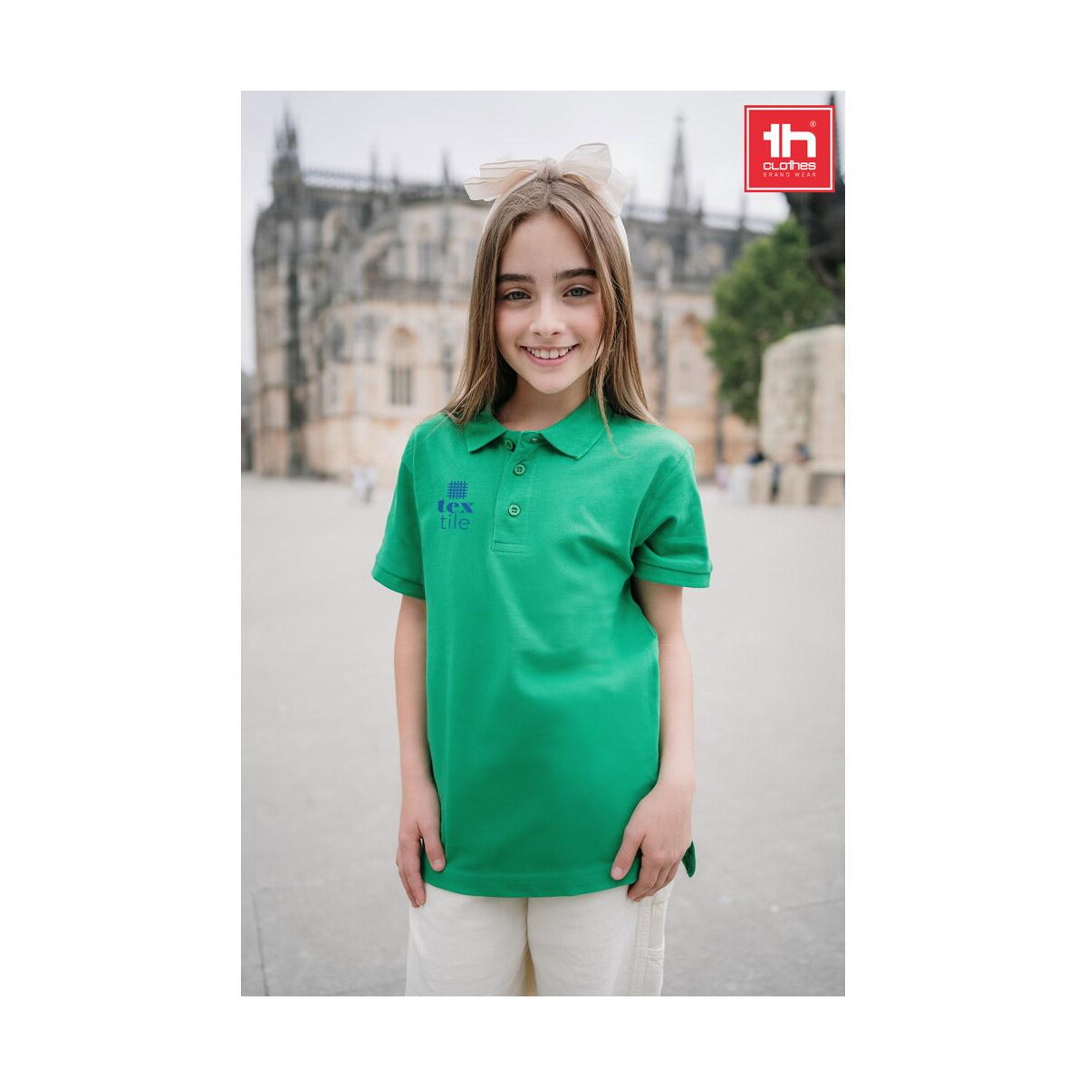 Koszulki z logo – thc adam kids. bawełniana koszulka polo z krótkim rękawem dla dzieci (unisex) 30173_set THC ADAM KIDS. Bawełniana koszulka polo z krótkim rękawem dla dzieci (unisex) 30173_set