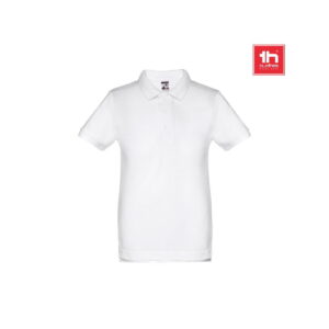 THC ADAM KIDS WH. Koszulka polo z krótkim rękawem dla dzieci (unisex). Kolor biały 30172_set