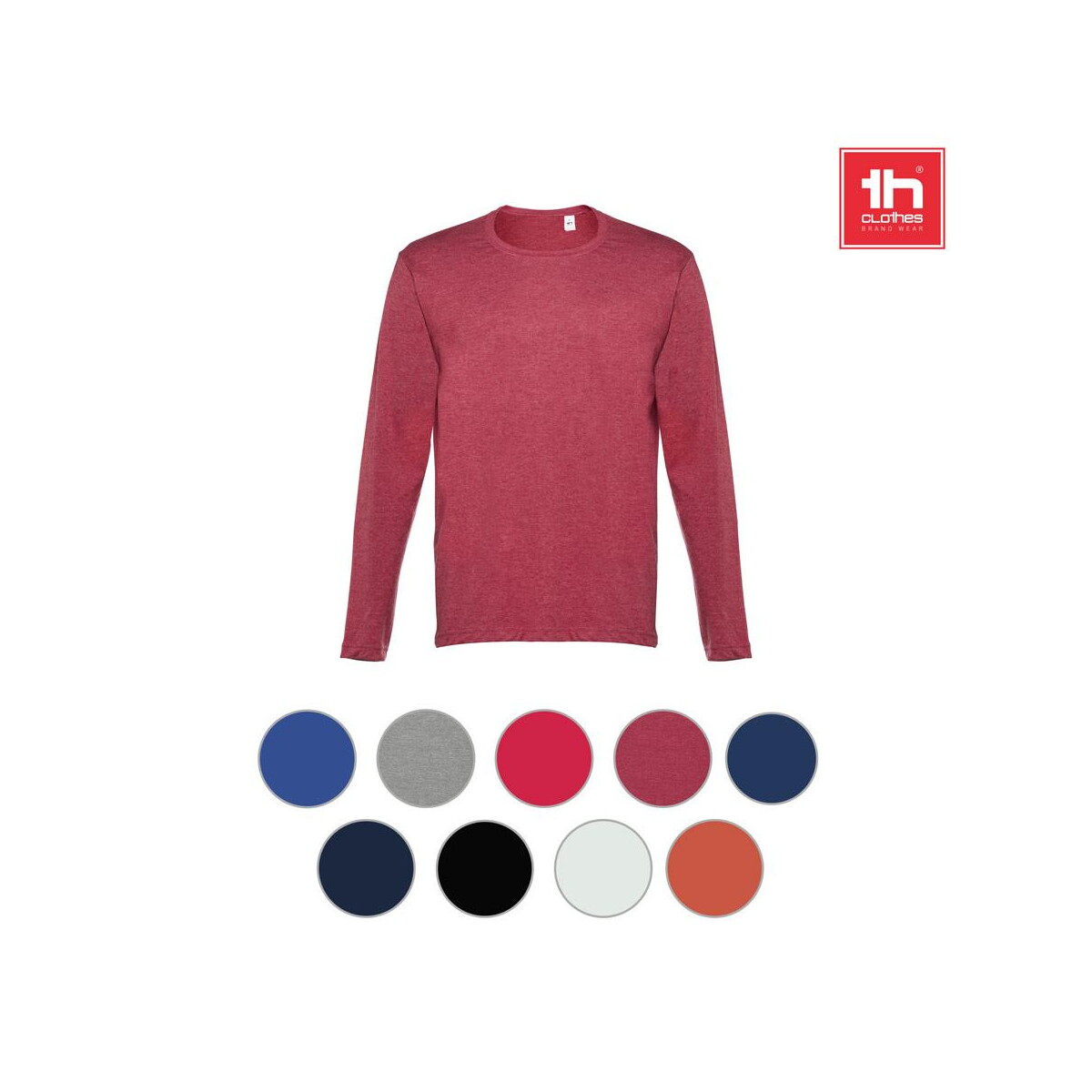 Koszulki z logo – thc bucharest. męski t-shirt z długim rękawem 30124_a THC BUCHAREST. Męski t-shirt z długim rękawem 30124_a