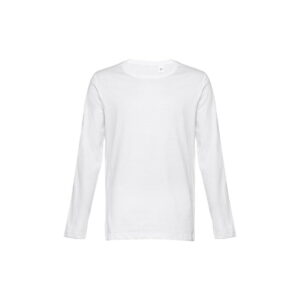THC BUCHAREST WH. Męski bawełniany T-shirt z długim rękawem 30123_106