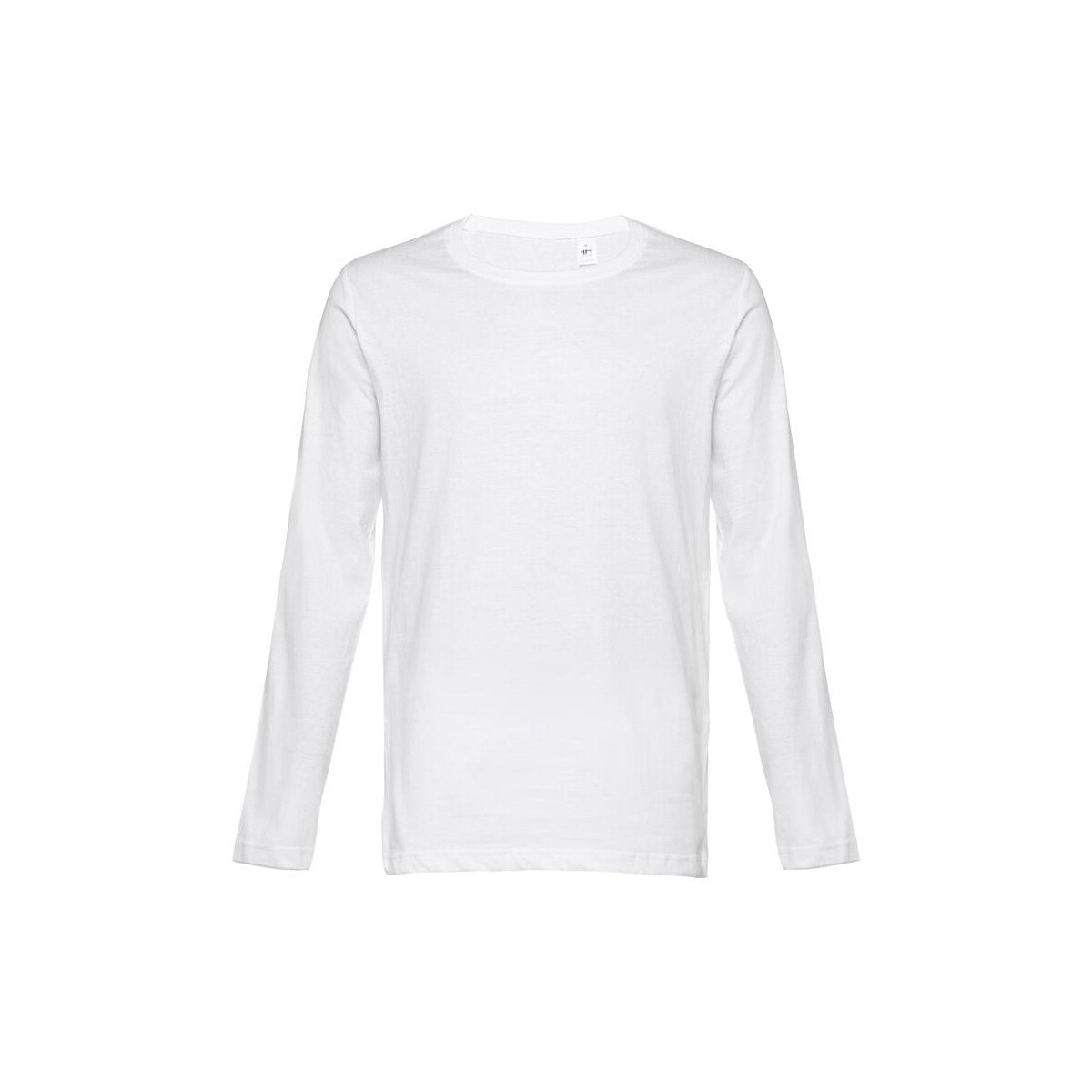Koszulki z logo – thc bucharest wh. męski bawełniany t-shirt z długim rękawem 30123_106-a THC BUCHAREST WH. Męski bawełniany T-shirt z długim rękawem 30123_106-a