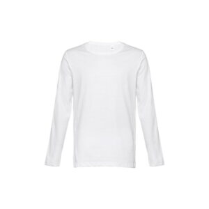 THC BUCHAREST WH. Męski bawełniany T-shirt z długim rękawem 30123_106-a