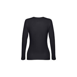 THC BUCHAREST WOMEN II. Bawełniany T-shirt damski z długim rękawem taliowany 11166_103-b