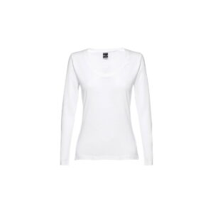 THC BUCHAREST WOMEN WH. T-shirt damski z długim rękawem taliowany 30125_106-a