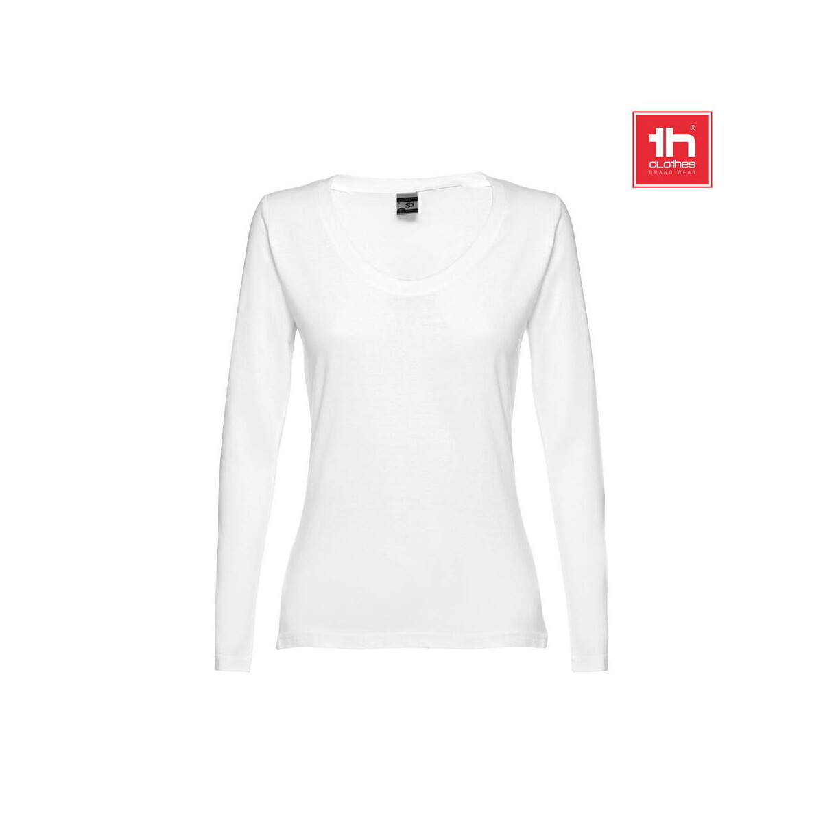 Koszulki z logo – thc bucharest women wh. t-shirt damski z długim rękawem taliowany 30125_set THC BUCHAREST WOMEN WH. T-shirt damski z długim rękawem taliowany 30125_set
