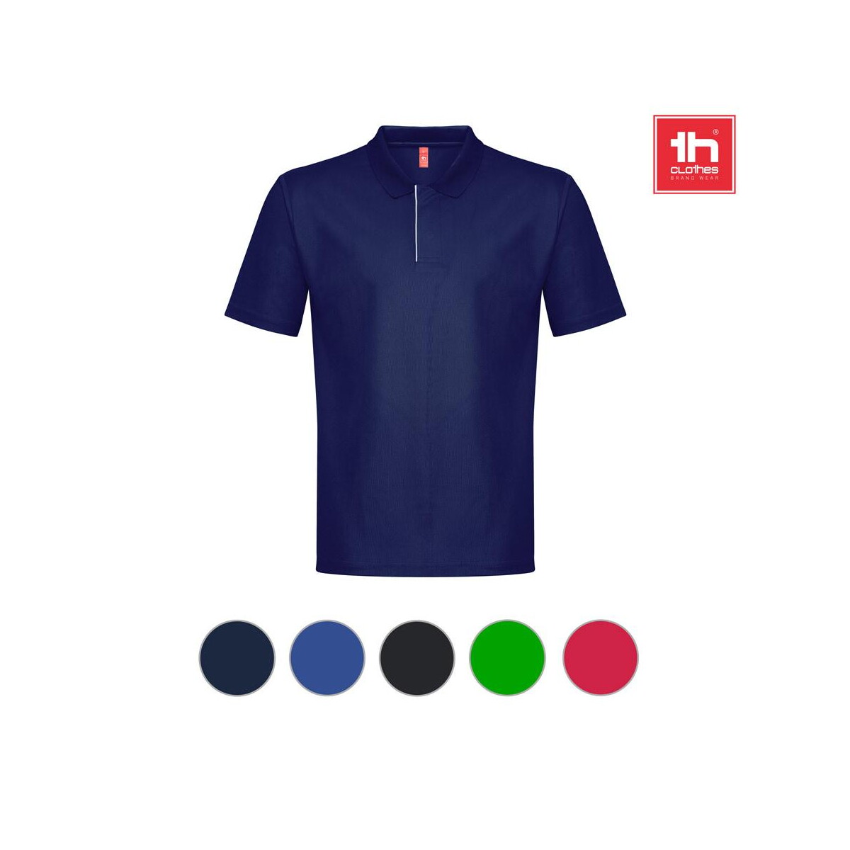 Koszulki z logo – thc dynamic. męska techniczna koszulka polo 30290_a THC DYNAMIC. Męska techniczna koszulka polo 30290_a