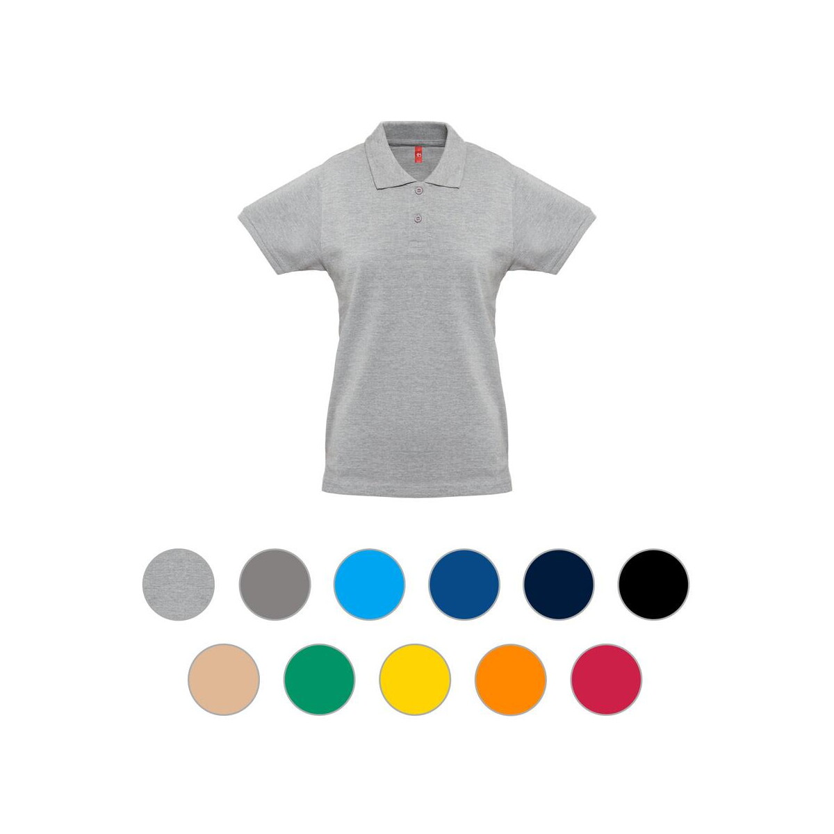 Koszulki z logo – thc monaco women. damska koszulka polo 30262_a THC MONACO WOMEN. Damska koszulka polo 30262_a