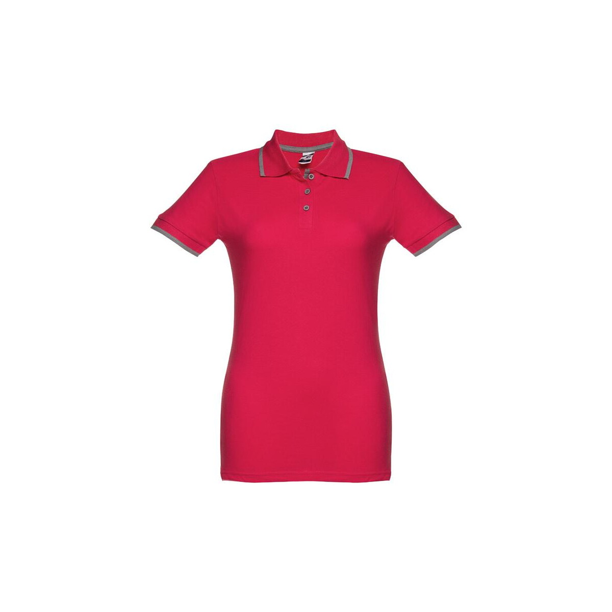 Koszulki z logo – thc rome women. damski slim fit polo t-shirt 30139_105 THC ROME WOMEN. Damski slim fit polo t-shirt 30139_105