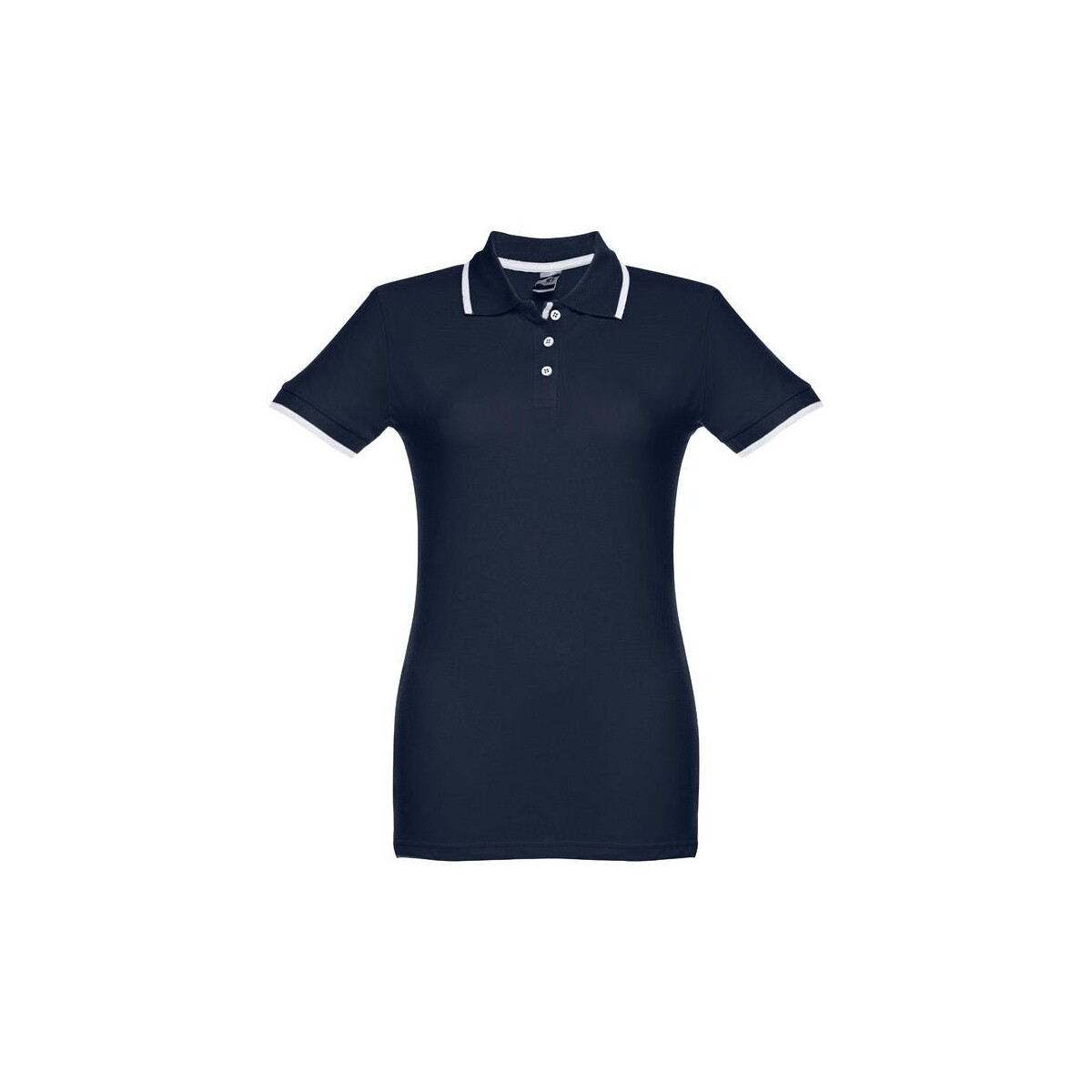 Koszulki z logo – thc rome women. damski slim fit polo t-shirt 30139_134 THC ROME WOMEN. Damski slim fit polo t-shirt 30139_134