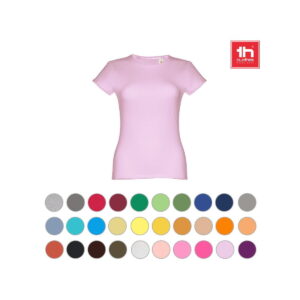 THC SOFIA. Damska koszulka bawełniana taliowana 30106_set