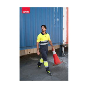 VL CUPID. Dwukolorowa koszulka polo w ptasie oczy (160 g/m²) z krótkimi rękawami, wykonana z poliestru (100%) 36063_amb