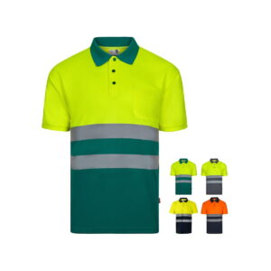 VL FORTUNA. Koszulka polo Bird-eye (140 g/m²) z krótkim rękawem, poliester (100%) 36141_set