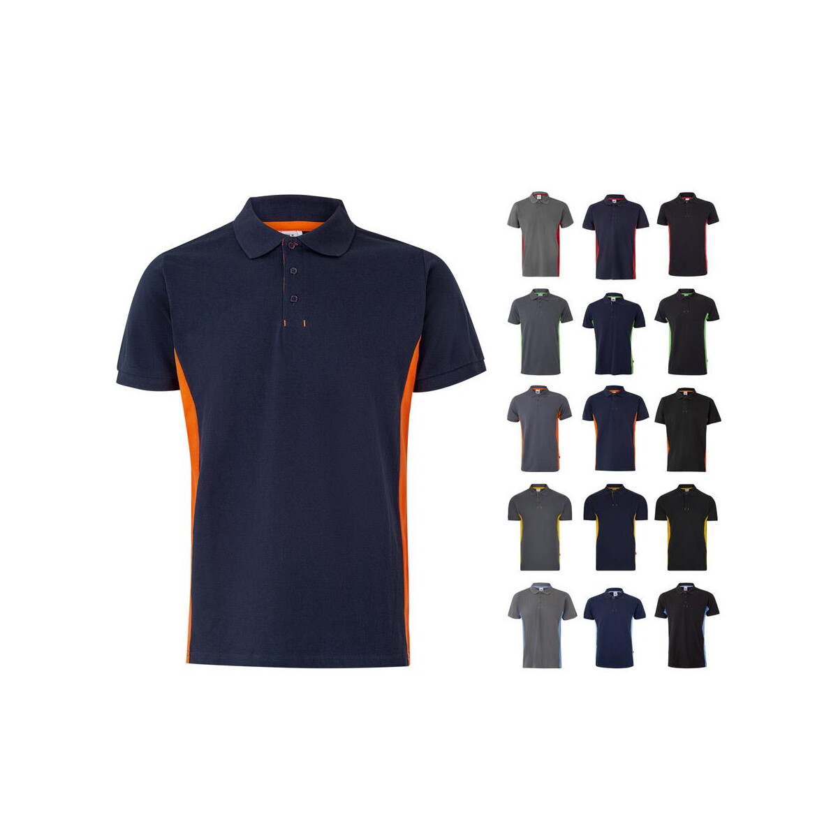 Koszulki z logo – vl supay. kombinezon twillowy (200 g/m²) z bawełny (35%) i poliestru (65%) 36039_set VL SUPAY. Kombinezon twillowy (200 g/m²) z bawełny (35%) i poliestru (65%) 36039_set