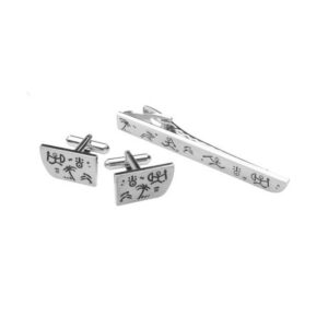 Tahiti Zestaw spinek do mankietów i krawatów AP1403-01A