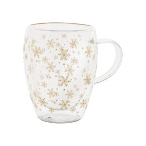 Snostro Świąteczny szklany kubek termiczny AP800151