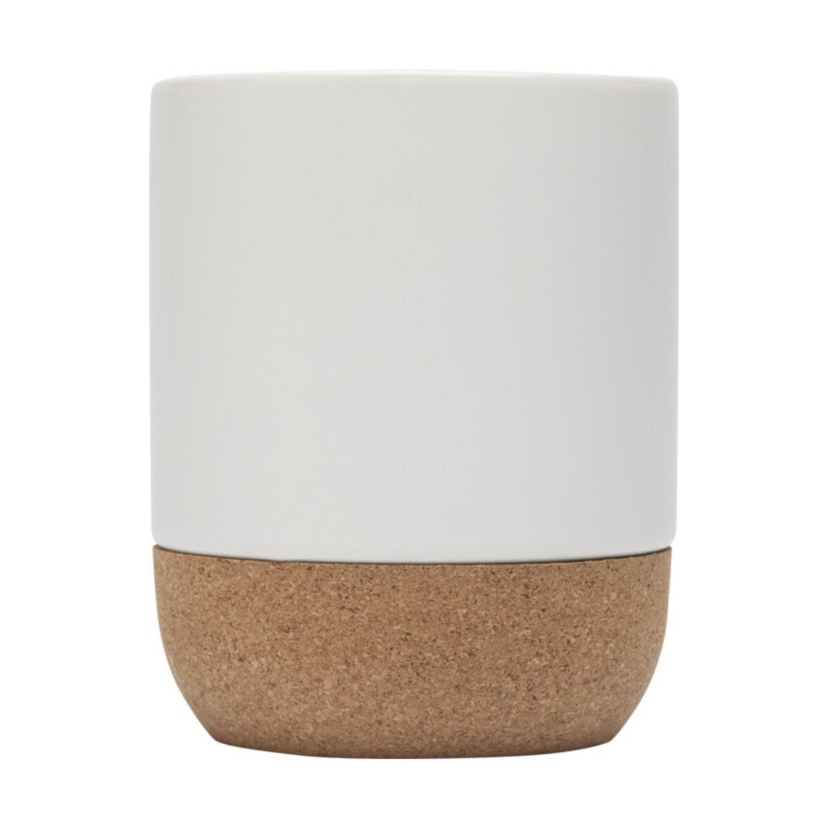 Kubki z logo – billie kubek ceramiczny z nadrukiem sublimacyjnym o pojemności 300 ml z detalami z korka 10084601_f1 Billie kubek ceramiczny z nadrukiem sublimacyjnym o pojemności 300 ml z detalami z korka 10084601_f1