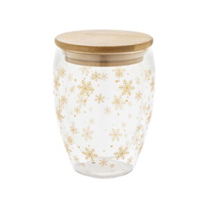 Bostro Świąteczny szklany kubek termiczny AP800152