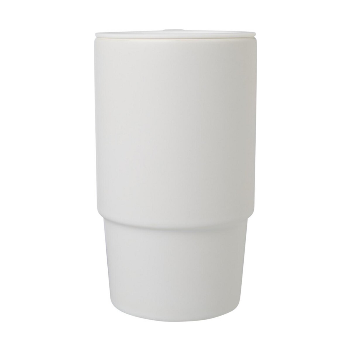 Kubki z logo – carter kubek ceramiczny o pojemności 450 ml z plastikową pokrywką 10089601_f1 Carter kubek ceramiczny o pojemności 450 ml z plastikową pokrywką 10089601_f1