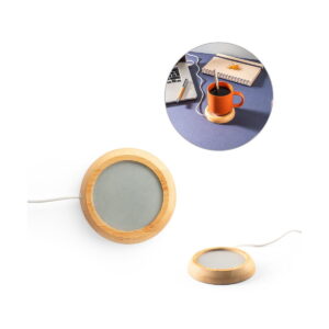 GATES. Podgrzewacz do kubków z bambusowym korpusem 97178_set